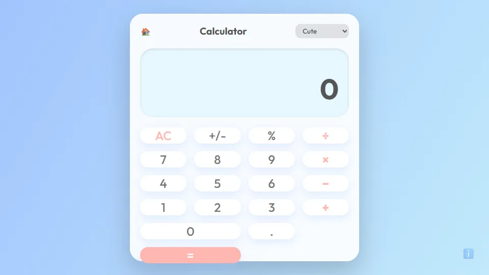 Calculator preview