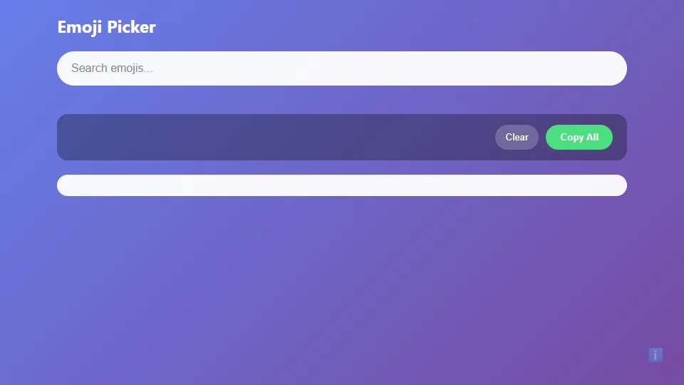 Emoji Picker preview