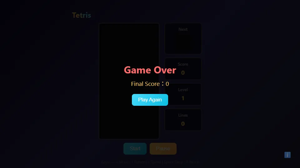 Tetris preview