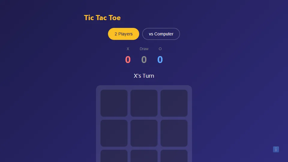 Tic-Tac-Toe preview