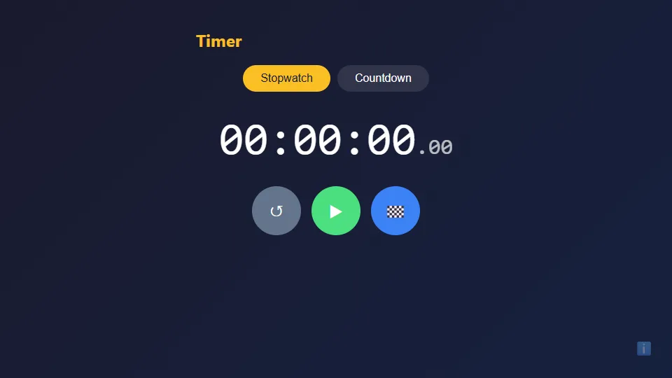 Timer preview